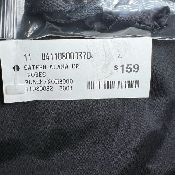 Club Monaco black satin strapless Corset Cocktail Dress Size 2 New With Tags - Picture 7 of 7